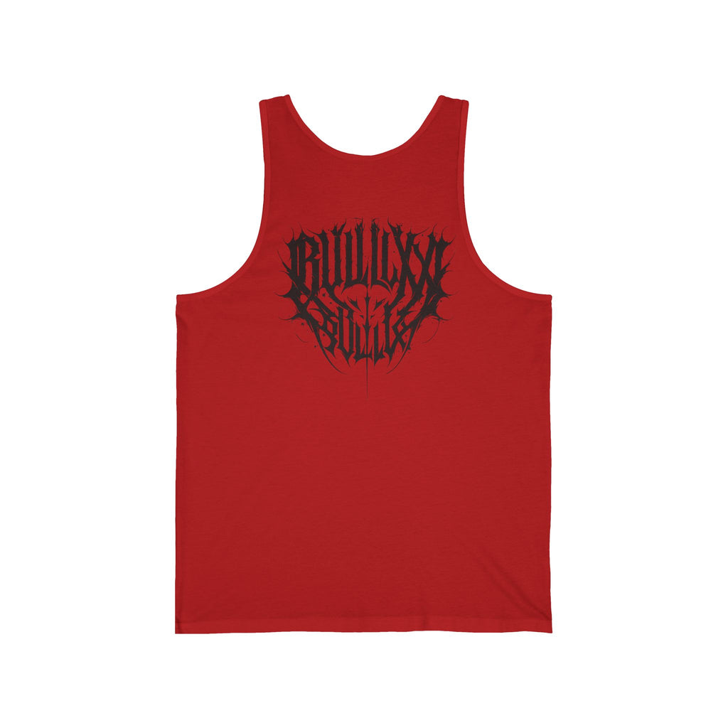 Metal Logo Black Muscle Stringer