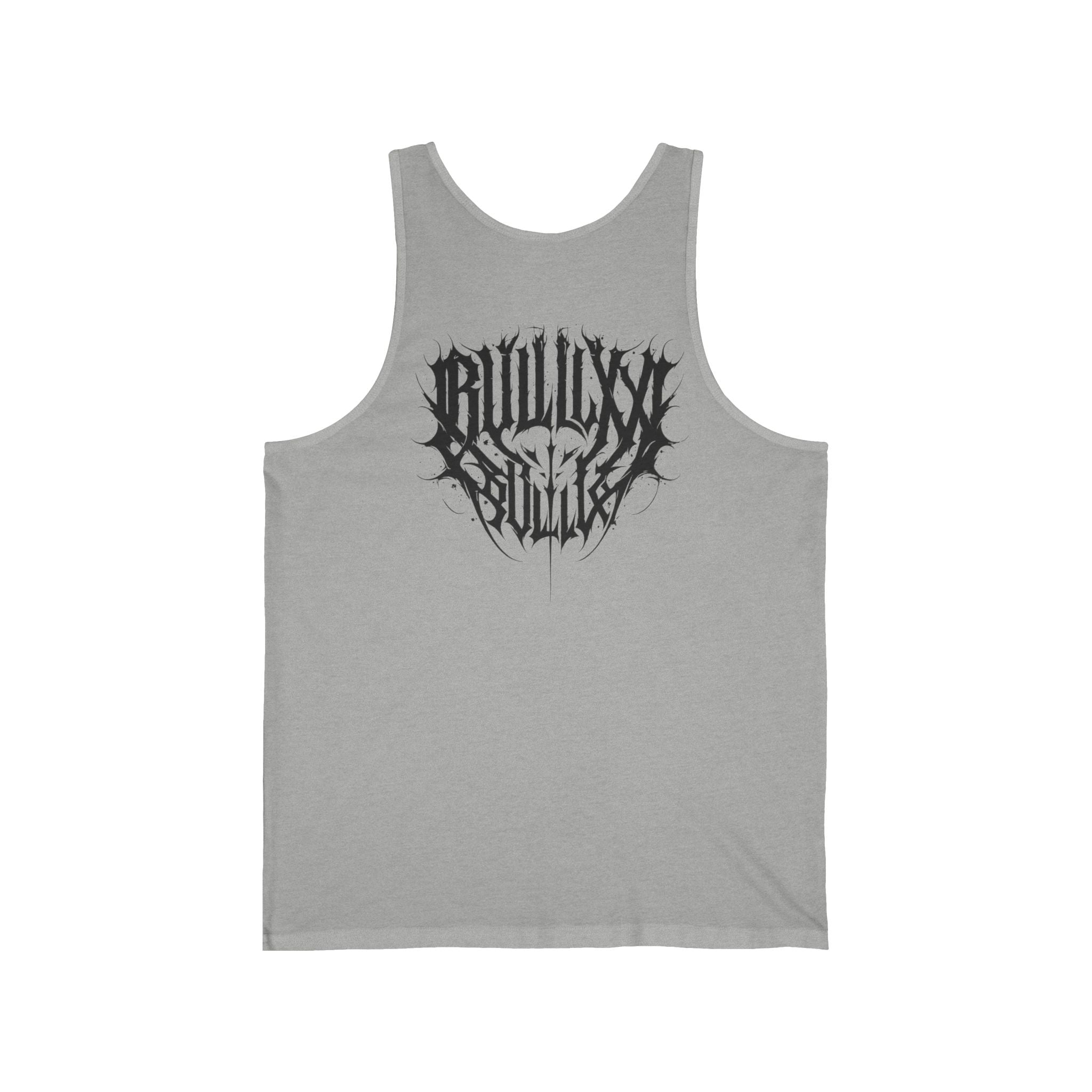Metal Logo Black Muscle Stringer