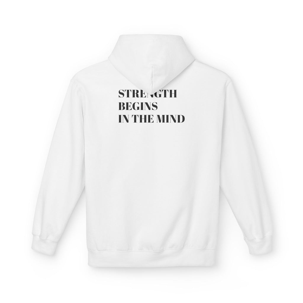 Strength Begins in the Mind Motivation Hoodie