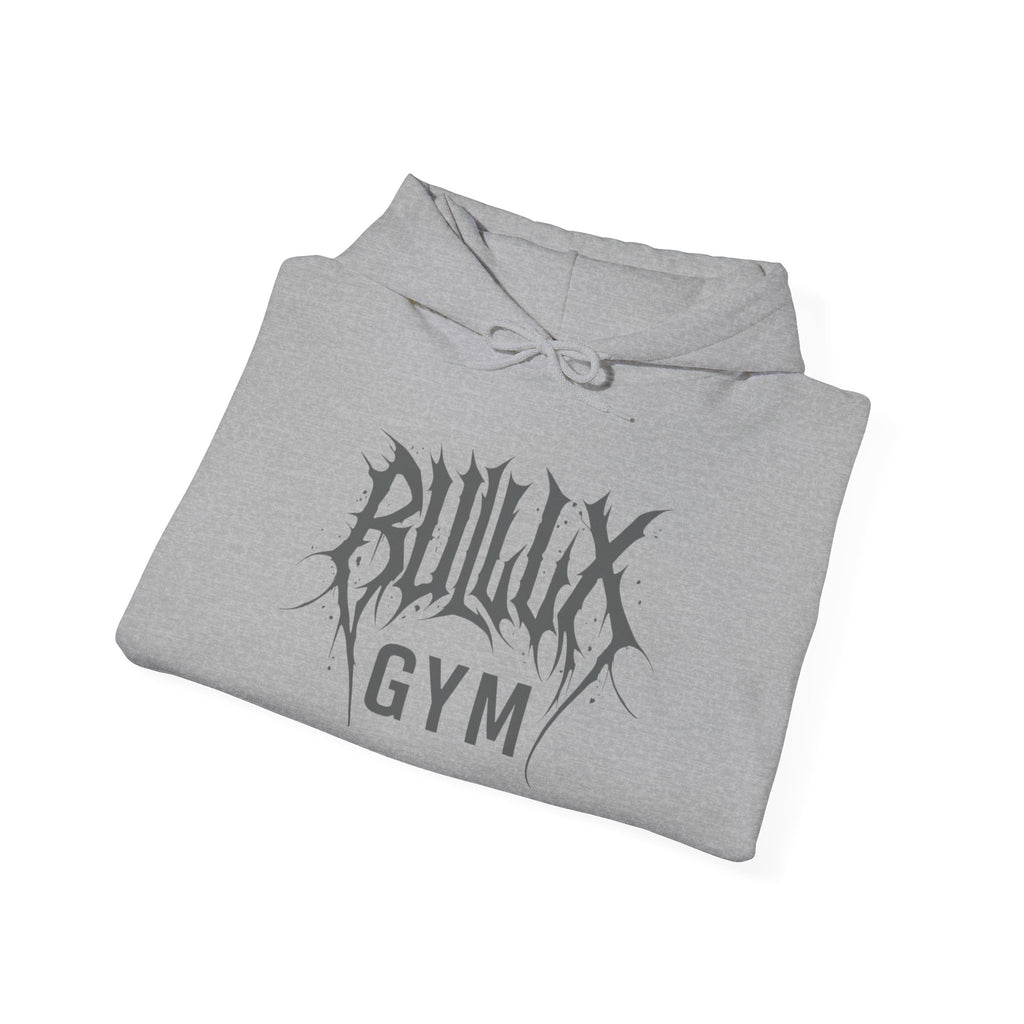 Bullux Gym Hoodie — Metal-Inspired Fitness Pullover