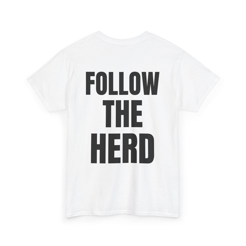 Bull X Graphic Tee — 'Follow the Herd' Bull Head Shirt