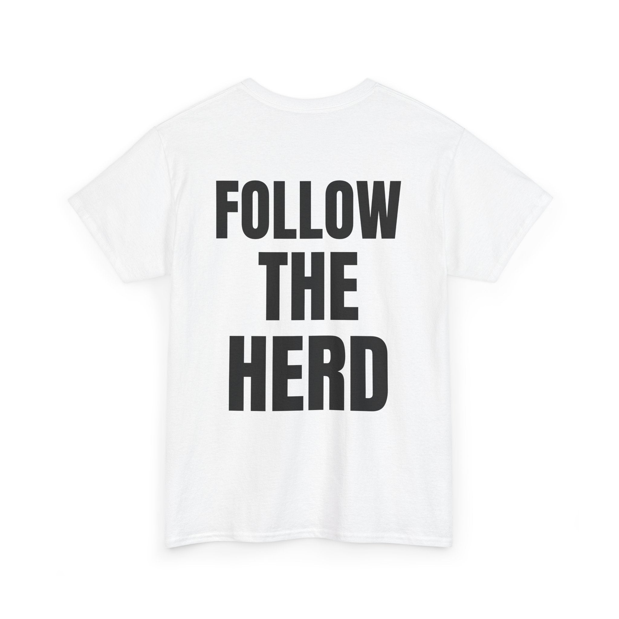Bull X Graphic Tee — 'Follow the Herd' Bull Head Shirt