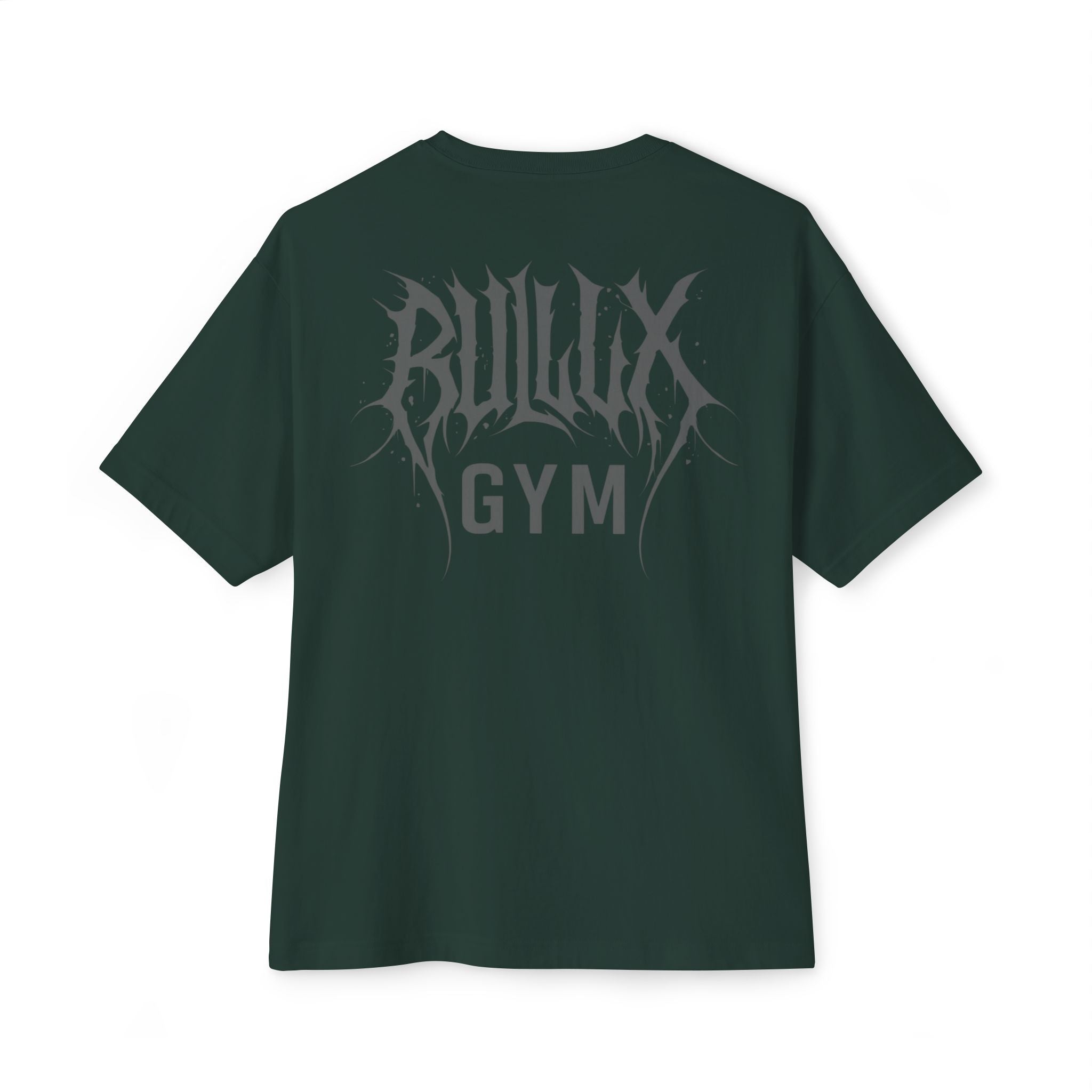 Gym Tee — "Bullux Gym" Oversized Boxy Workout Shirt