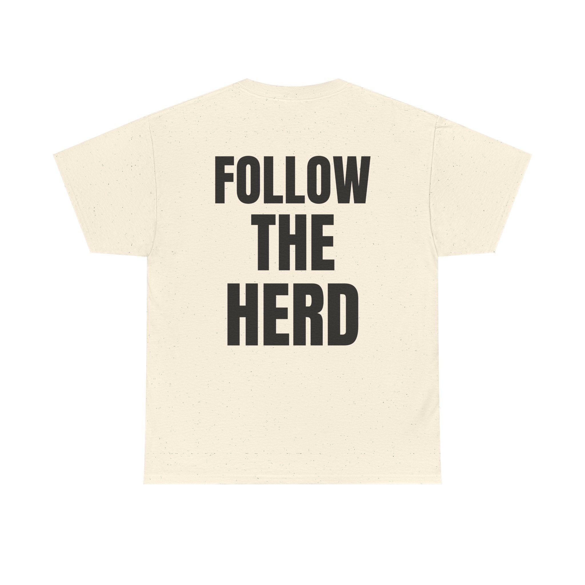 Bull X Graphic Tee — 'Follow the Herd' Bull Head Shirt