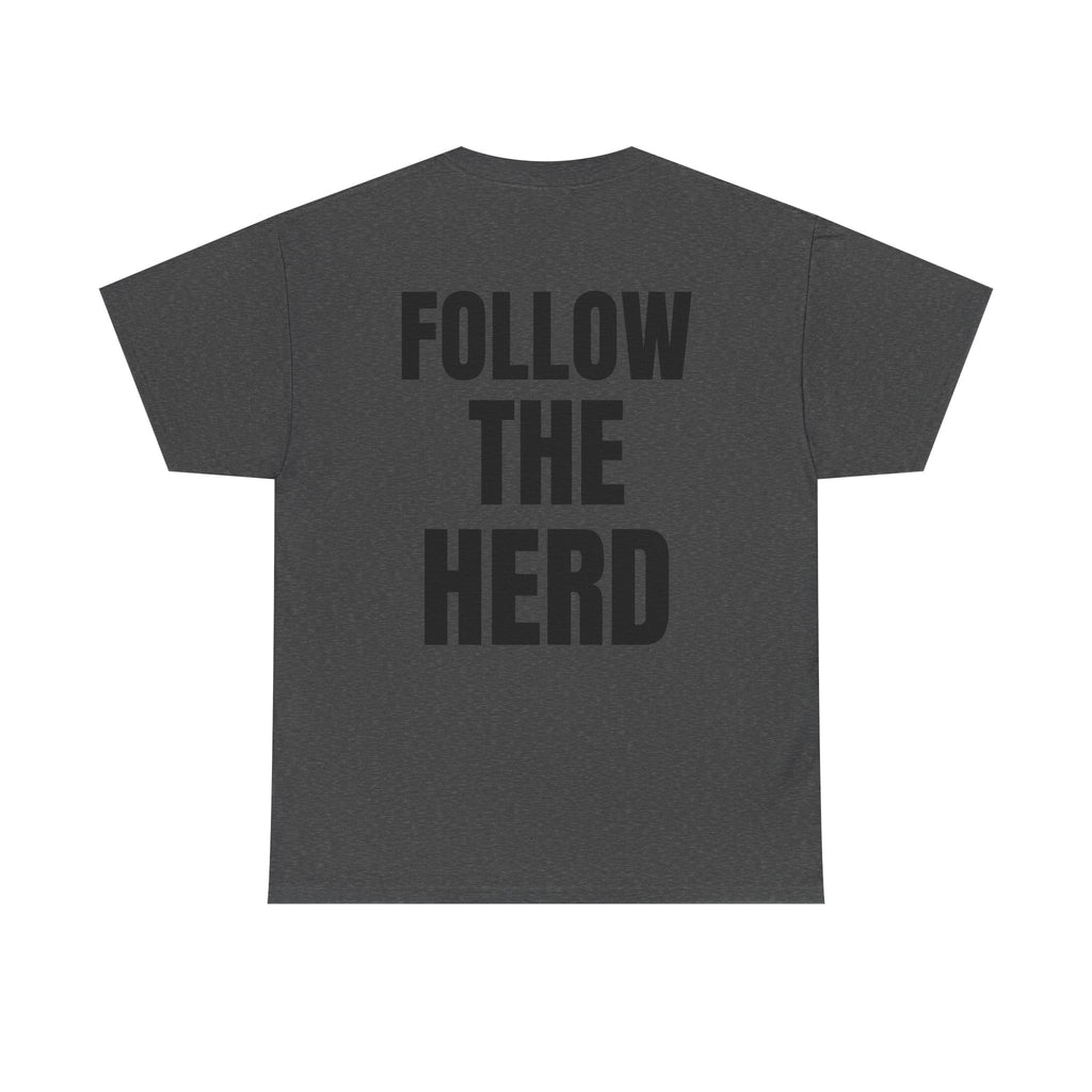 Bull X Graphic Tee — 'Follow the Herd' Bull Head Shirt