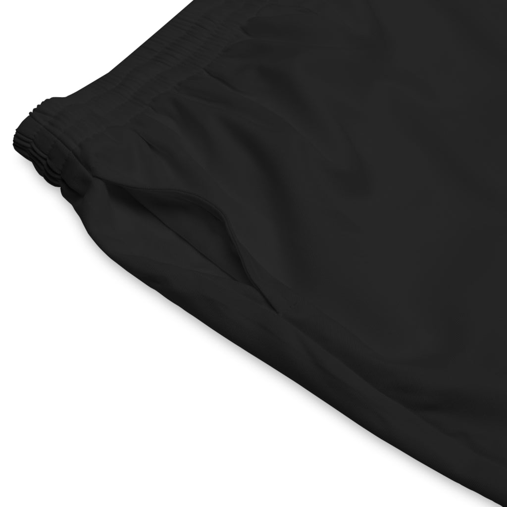 BULLX Logo Men's Black Athletic Swim Trunks