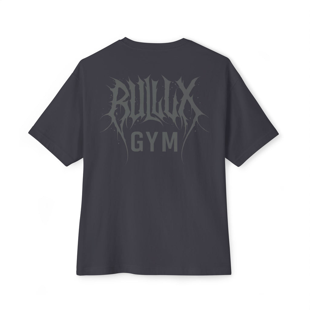 Gym Tee — "Bullux Gym" Oversized Boxy Workout Shirt