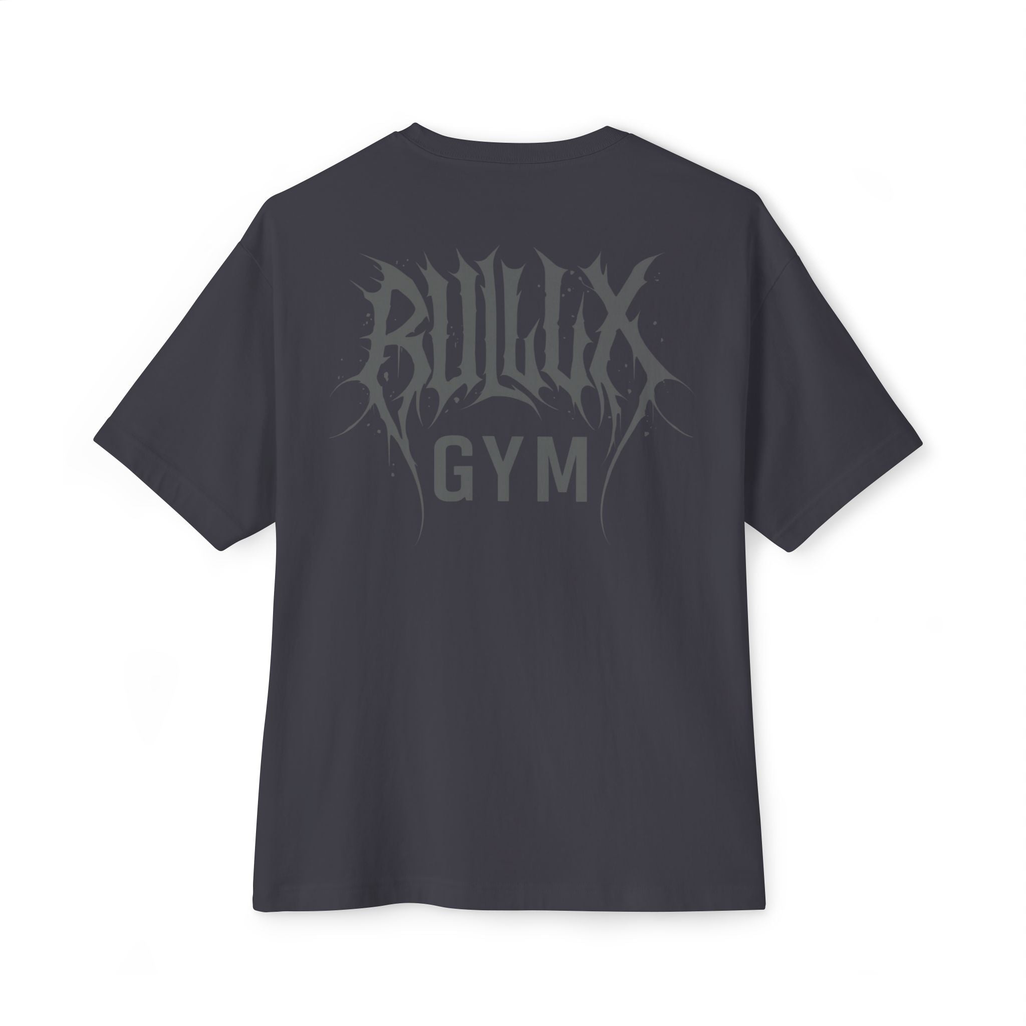 Gym Tee — "Bullux Gym" Oversized Boxy Workout Shirt
