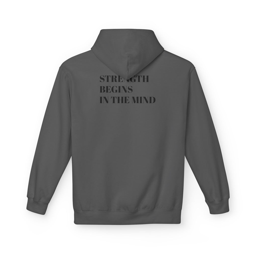 Strength Begins in the Mind Motivation Hoodie