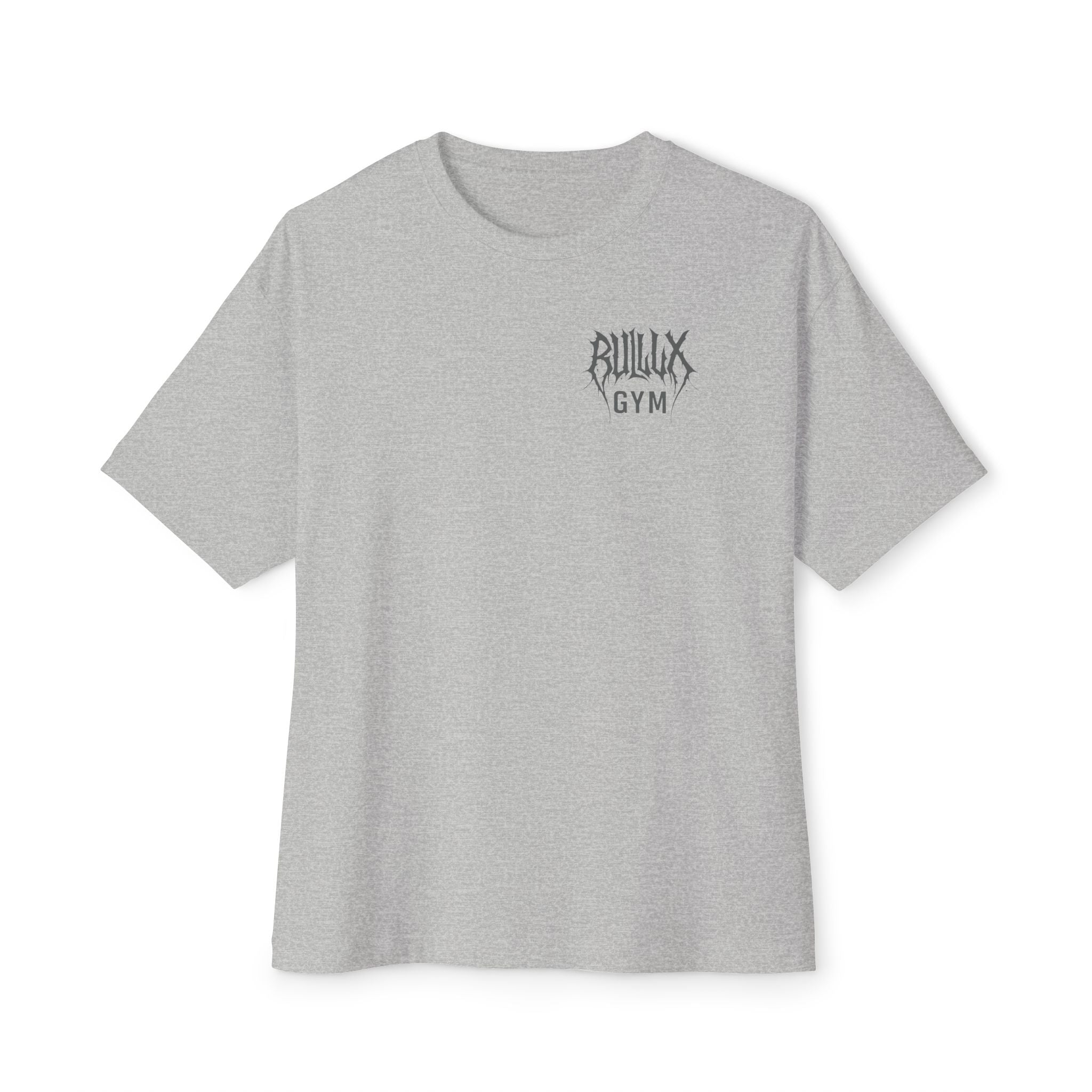 Gym Tee — "Bullux Gym" Oversized Boxy Workout Shirt