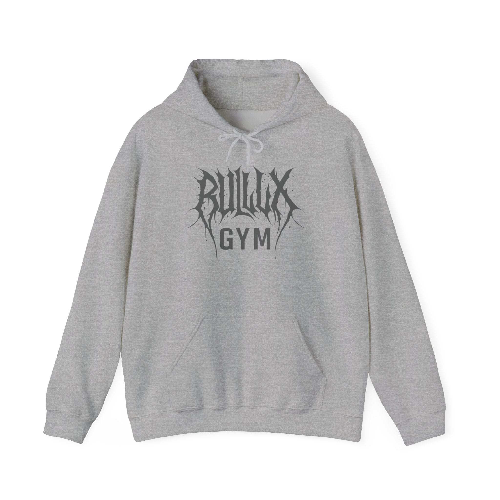 Bullux Gym Hoodie — Metal-Inspired Fitness Pullover