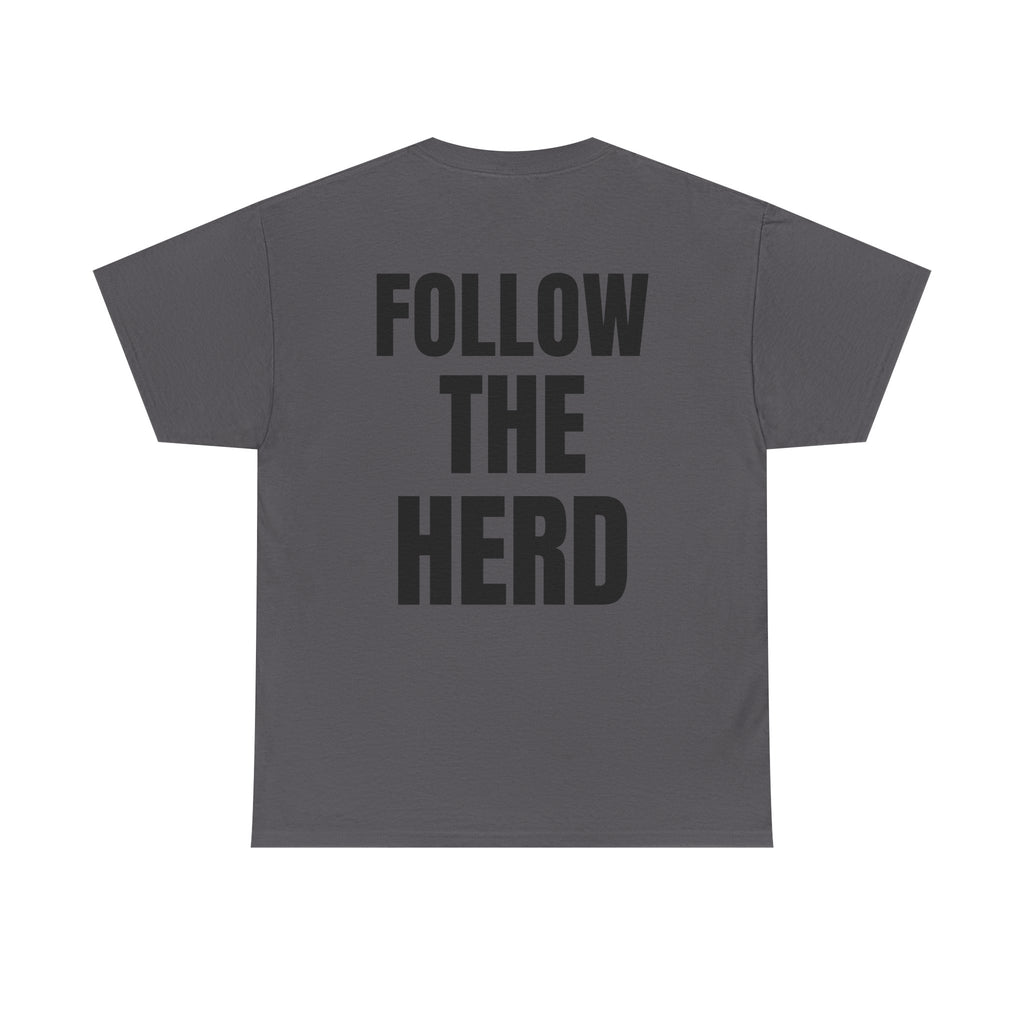 Bull X Graphic Tee — 'Follow the Herd' Bull Head Shirt