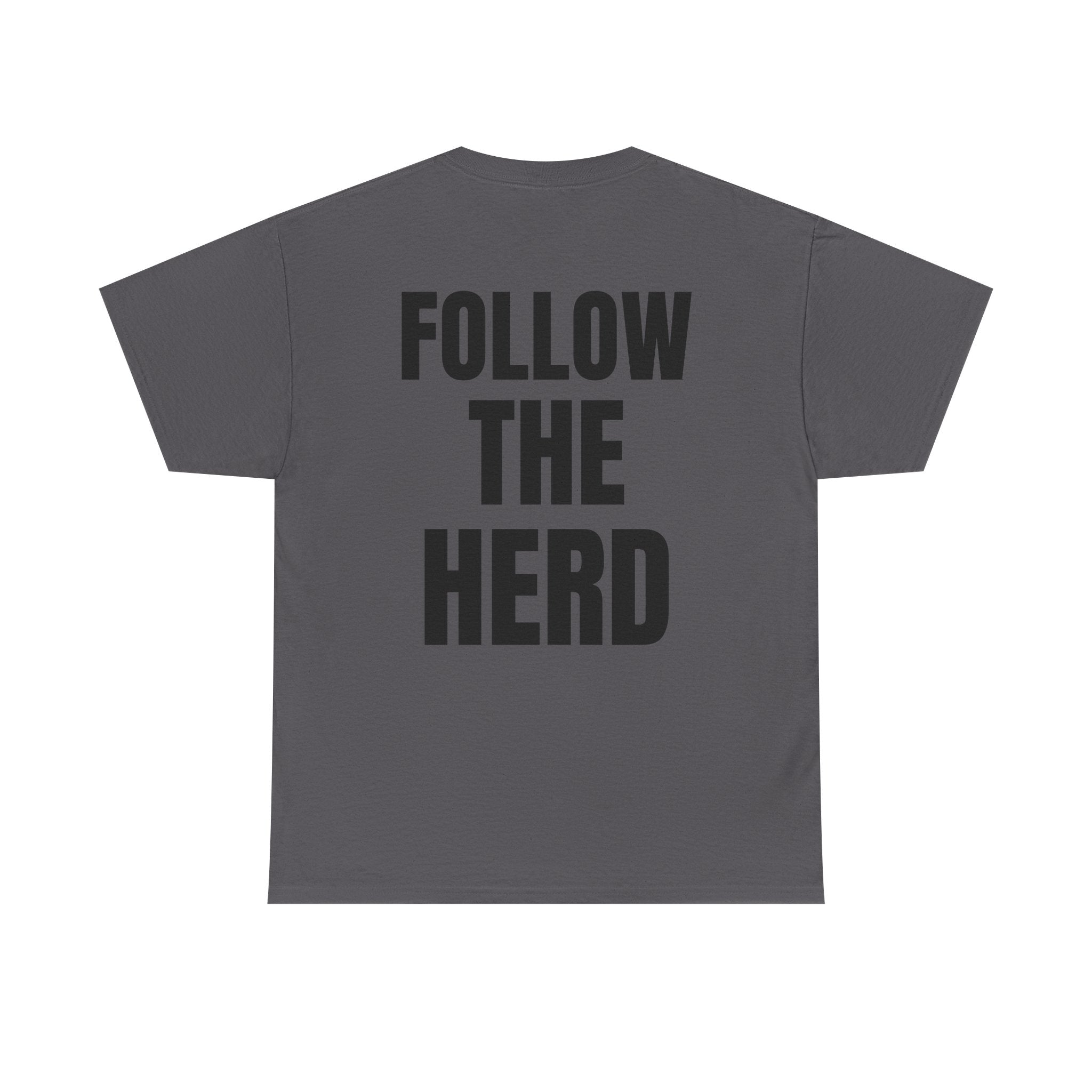 Bull X Graphic Tee — 'Follow the Herd' Bull Head Shirt