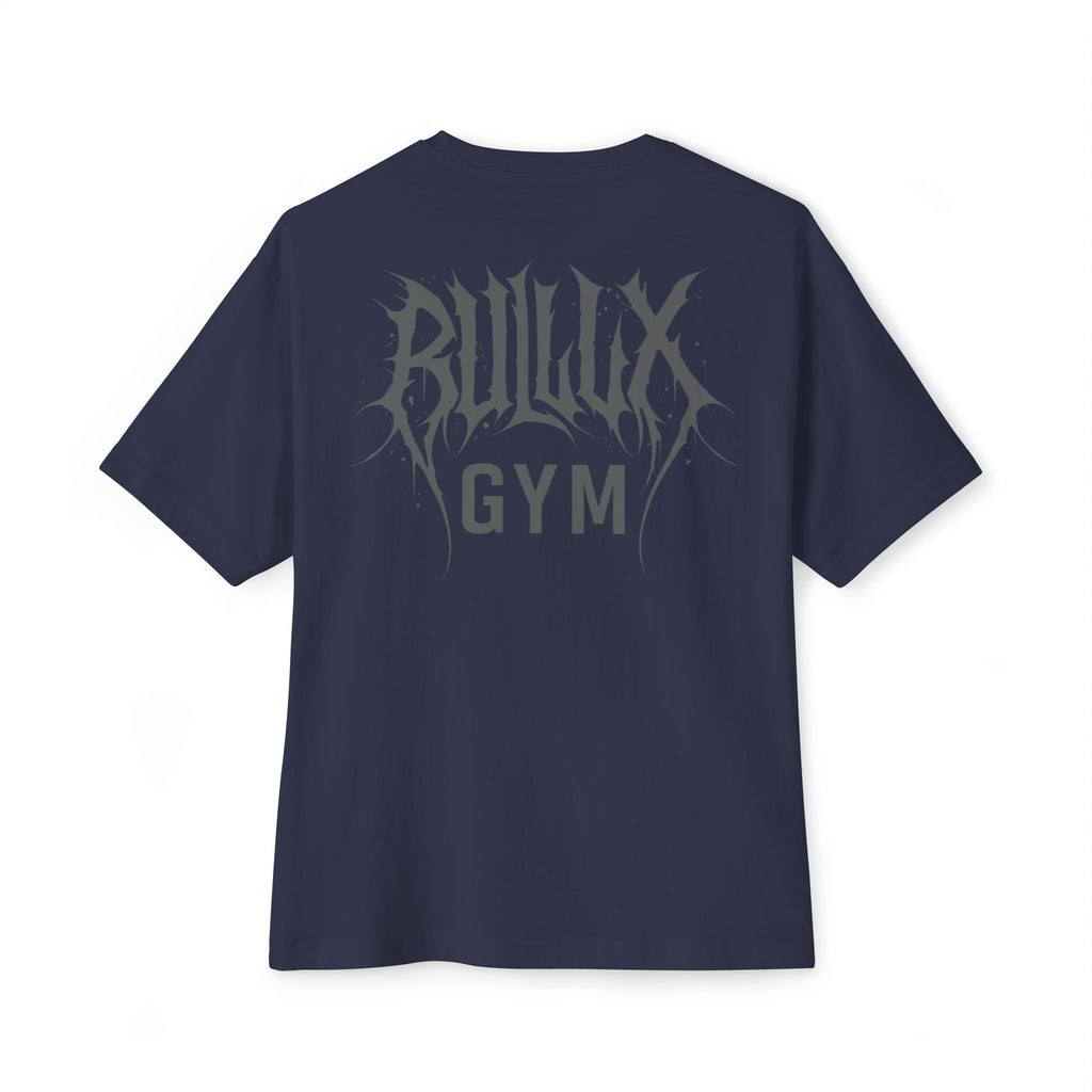 Gym Tee — "Bullux Gym" Oversized Boxy Workout Shirt