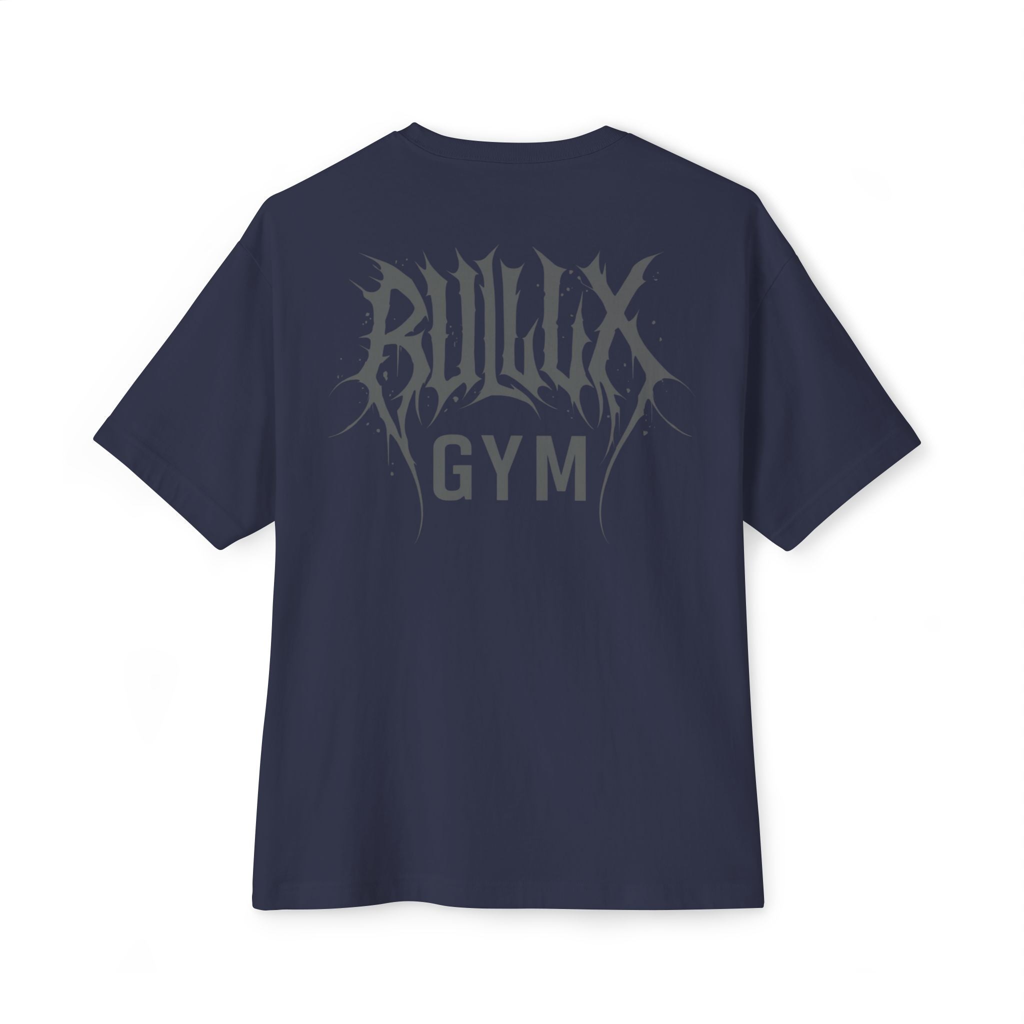 Gym Tee — "Bullux Gym" Oversized Boxy Workout Shirt