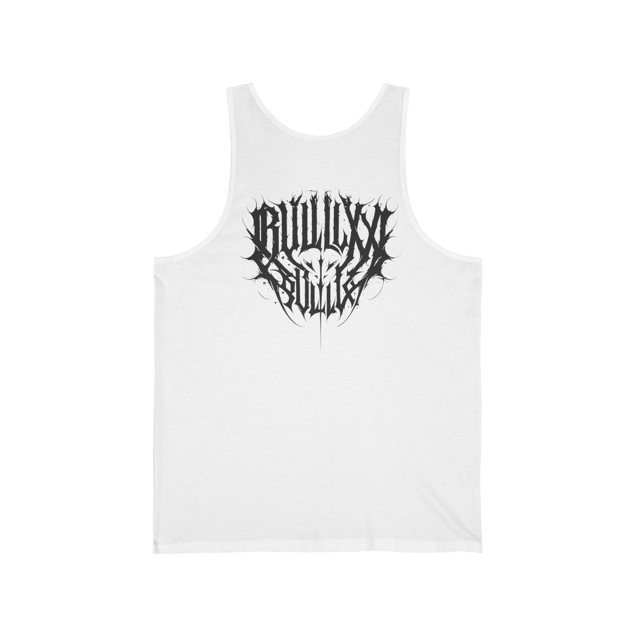 Metal Logo Black Muscle Stringer