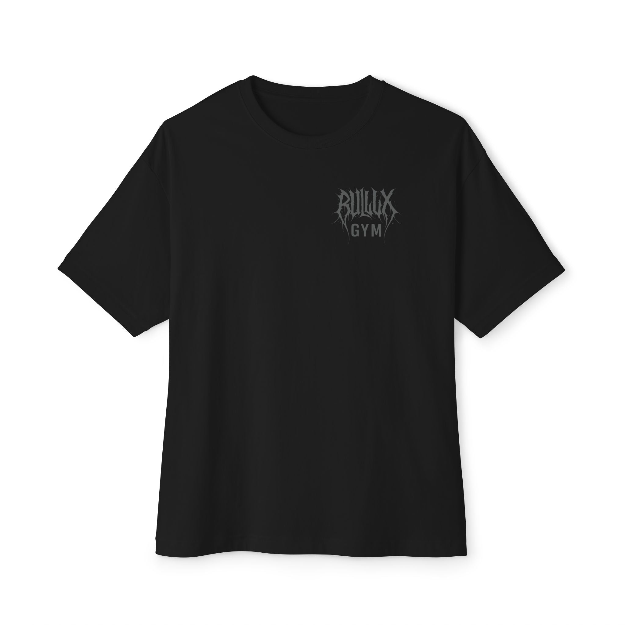 Gym Tee — "Bullux Gym" Oversized Boxy Workout Shirt