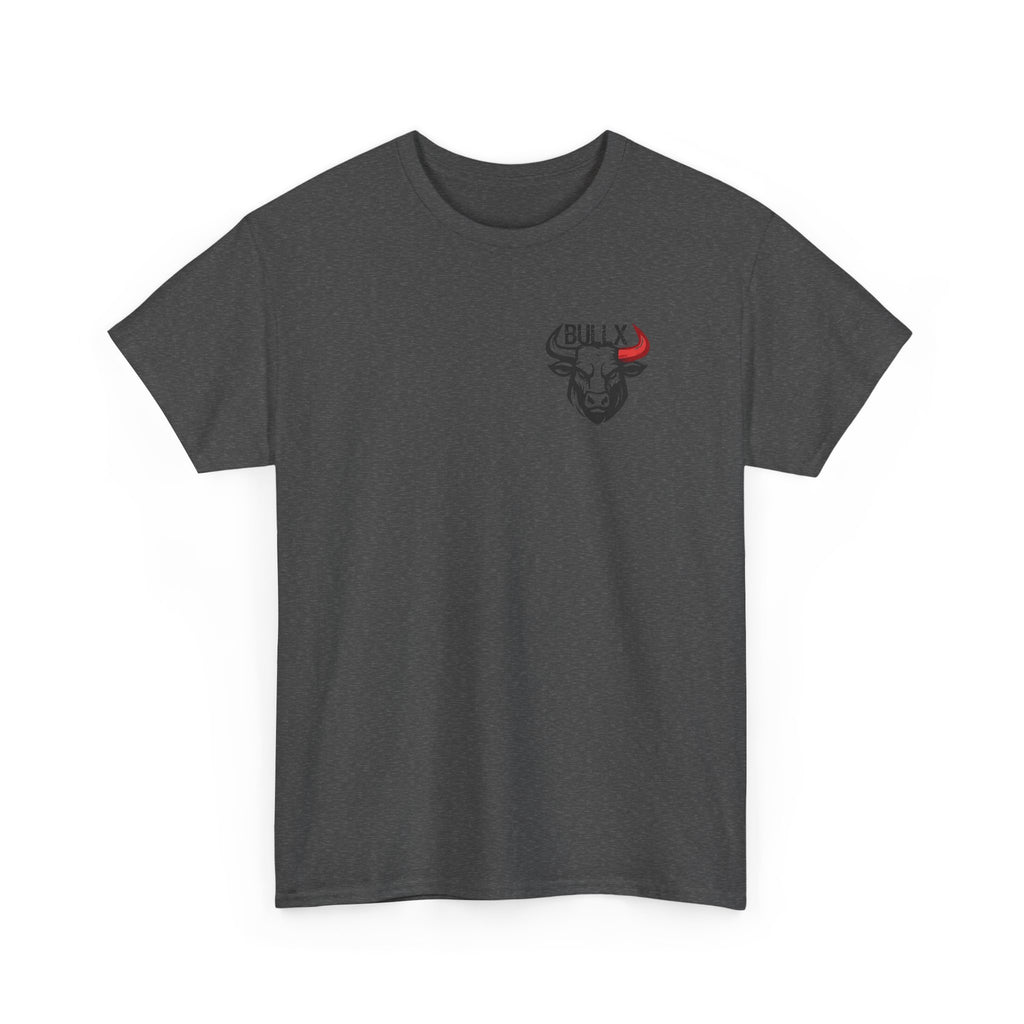 Bull X Graphic Tee — 'Follow the Herd' Bull Head Shirt