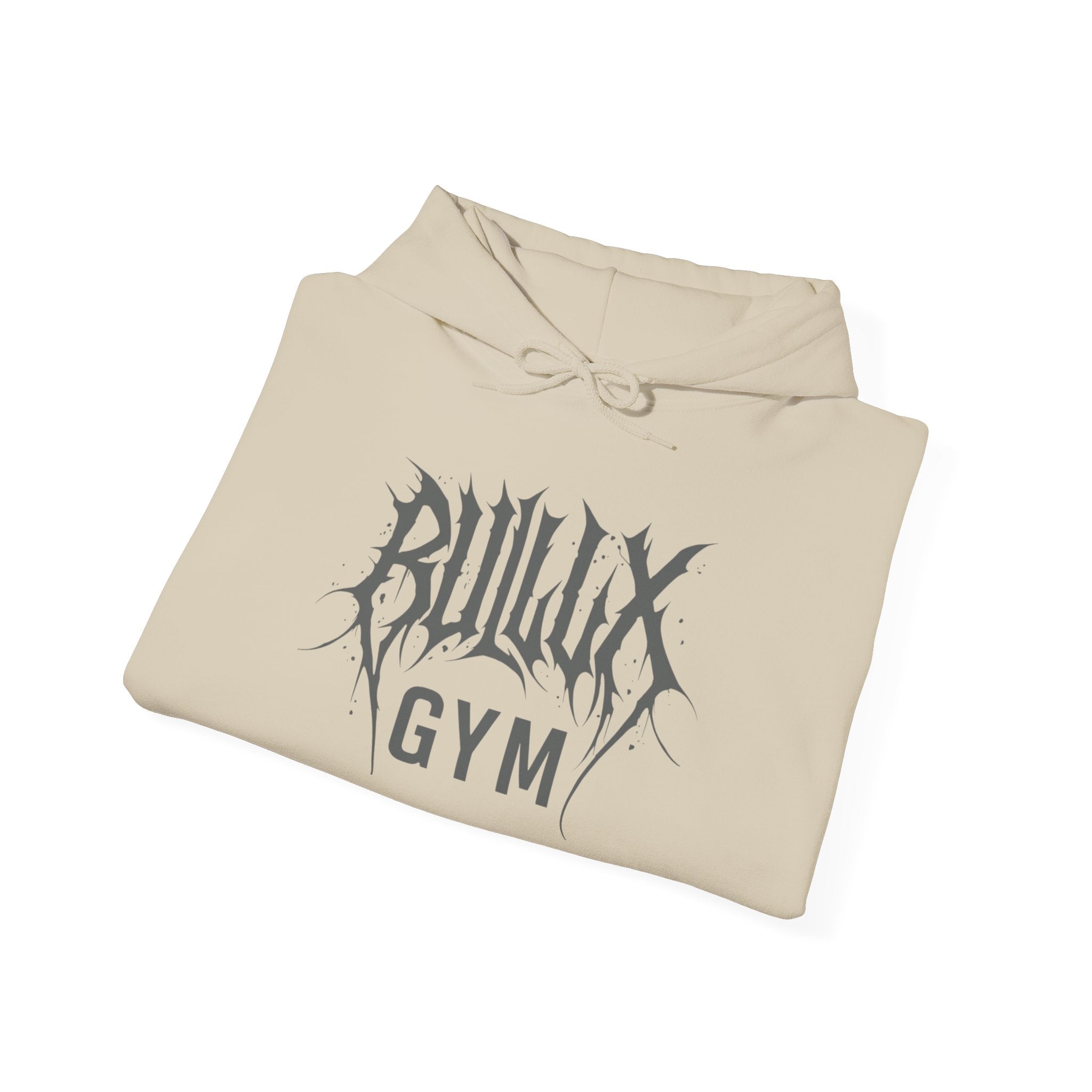 Bullux Gym Hoodie — Metal-Inspired Fitness Pullover