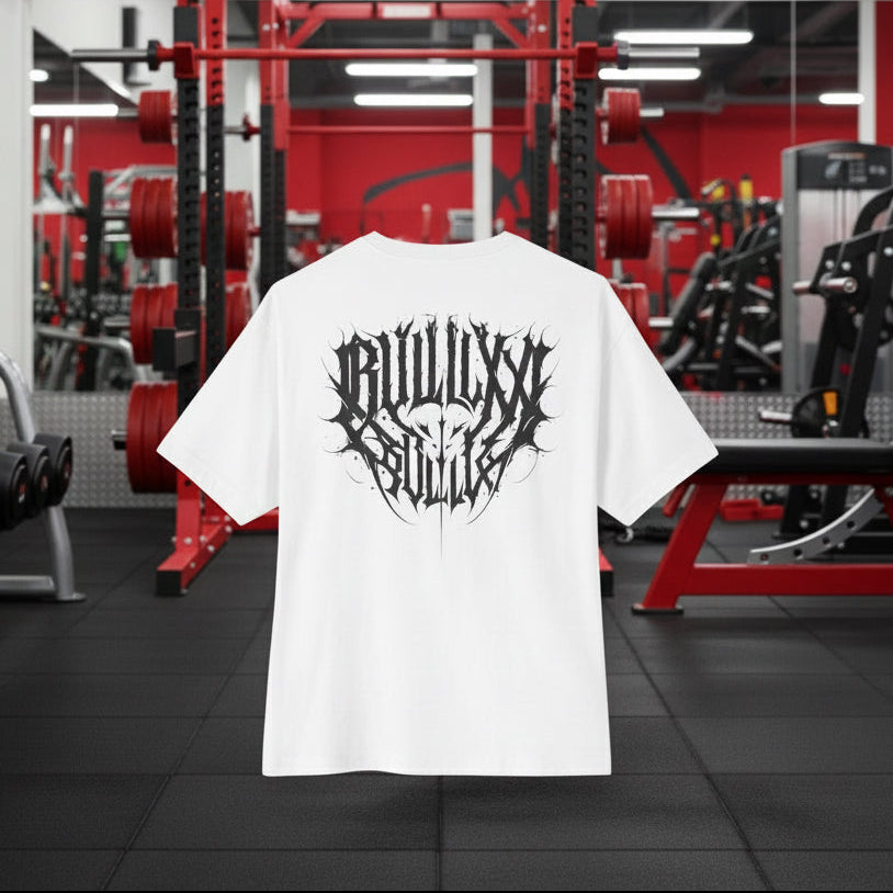 Black Metal Logo Oversized Tee