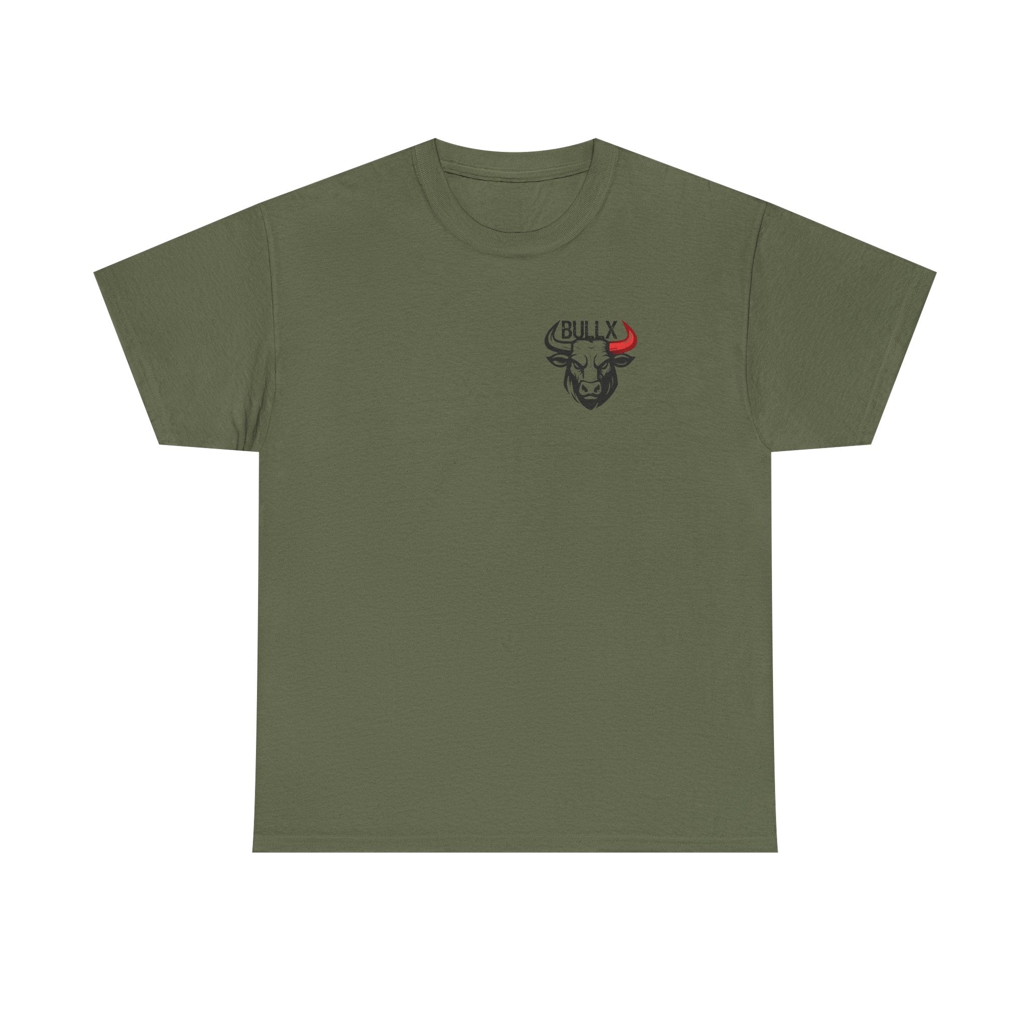 Bull X Graphic Tee — 'Follow the Herd' Bull Head Shirt