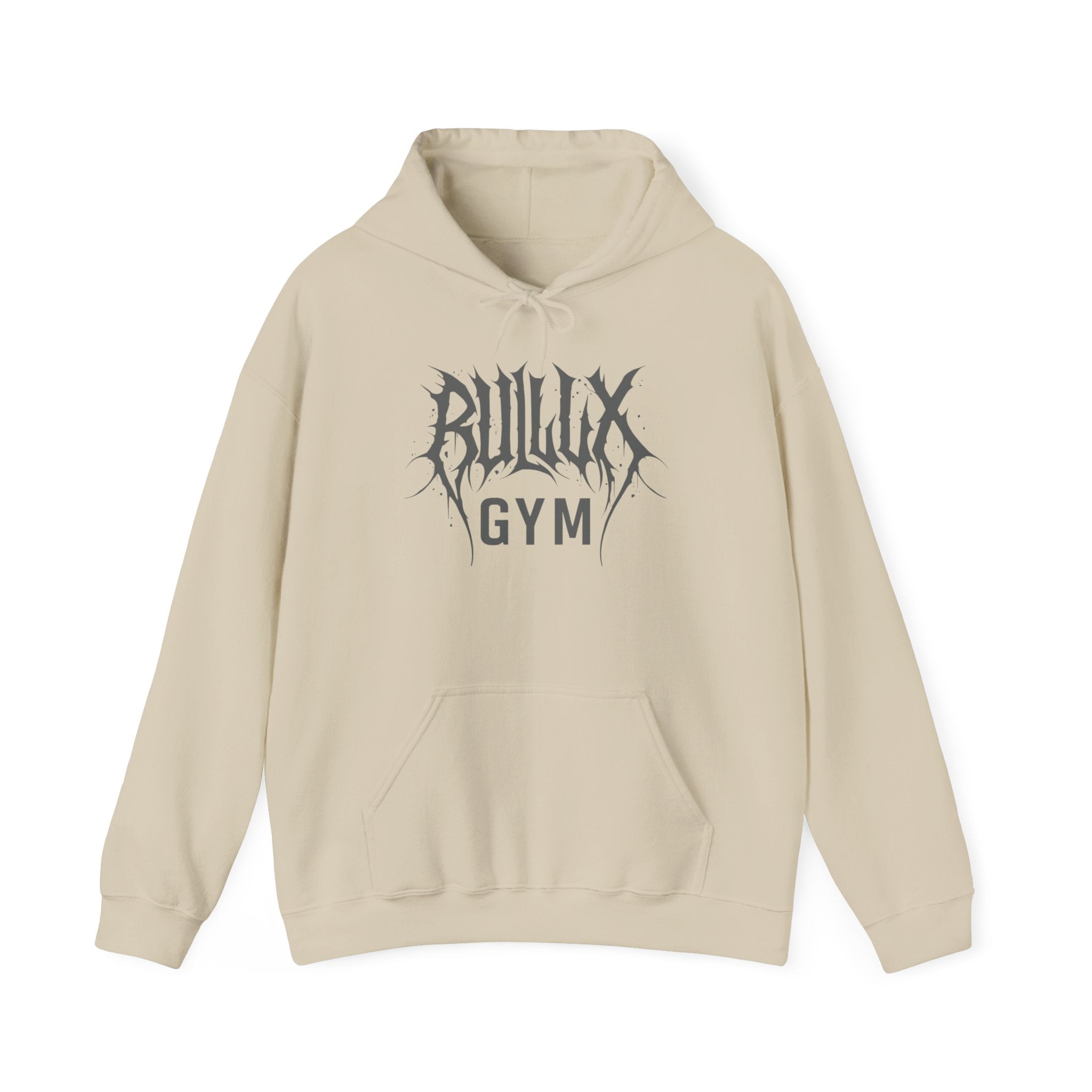 Bullux Gym Hoodie — Metal-Inspired Fitness Pullover