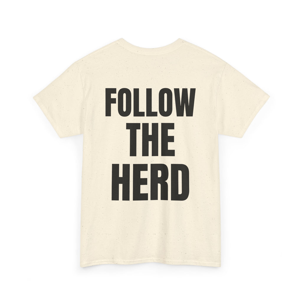 Bull X Graphic Tee — 'Follow the Herd' Bull Head Shirt