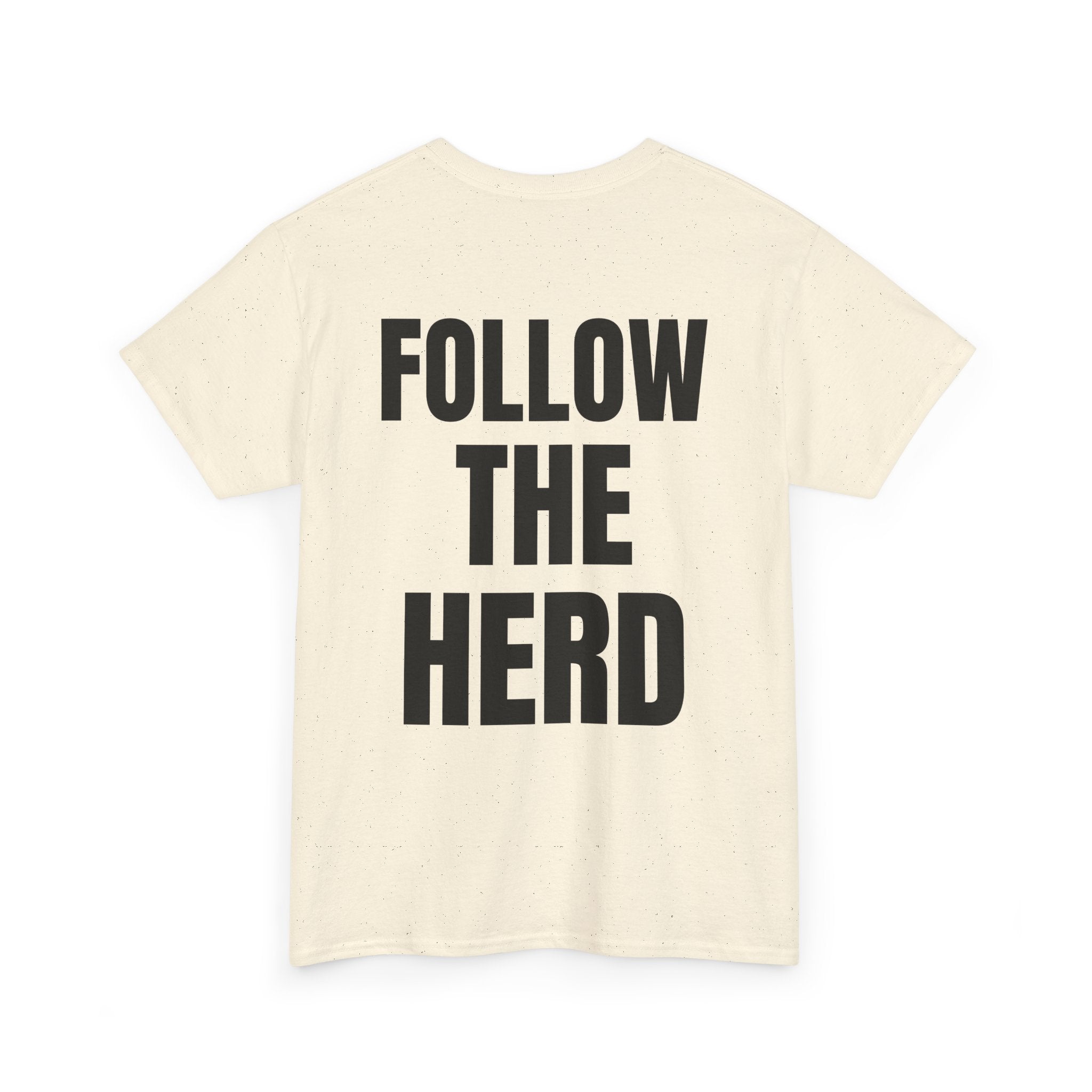 Bull X Graphic Tee — 'Follow the Herd' Bull Head Shirt