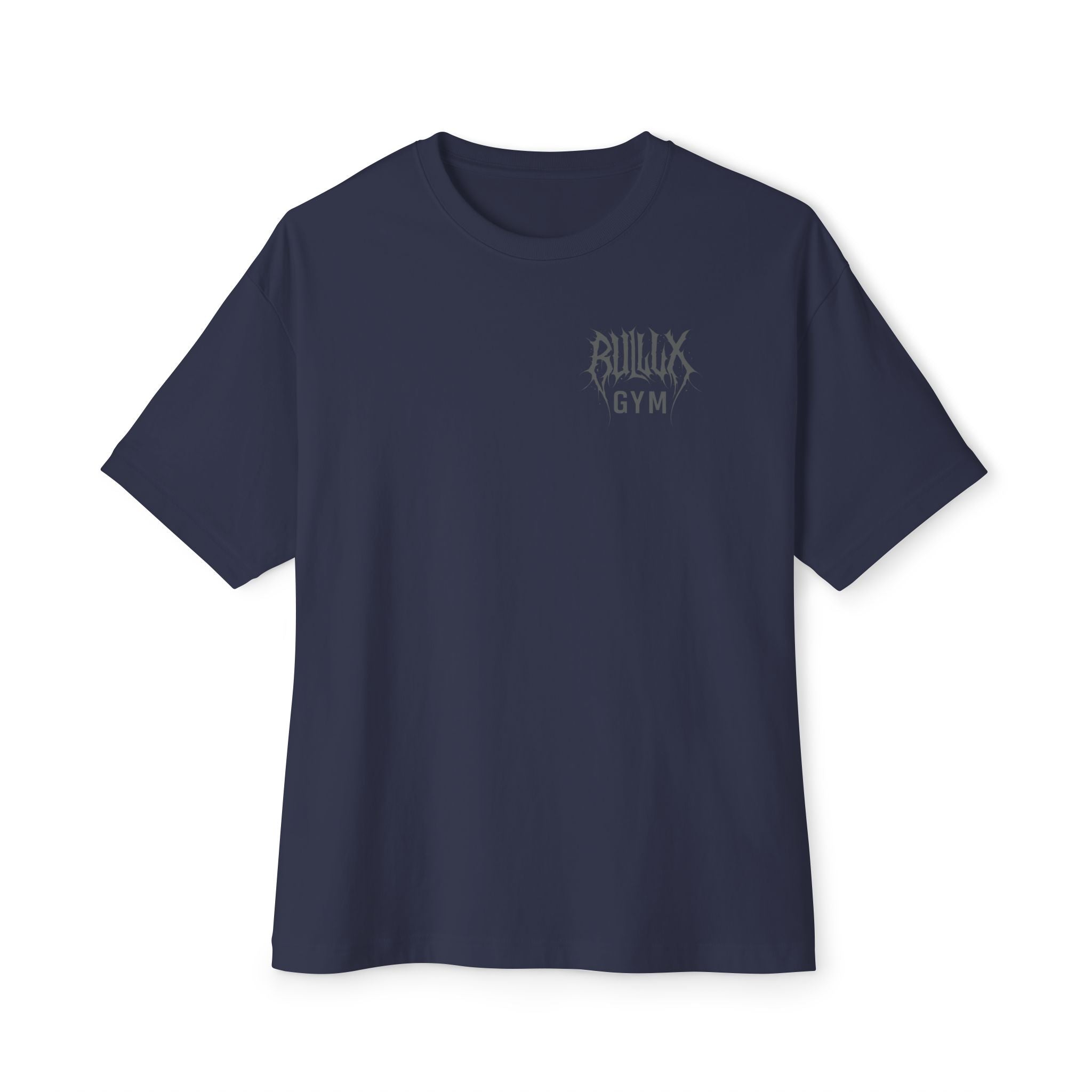 Gym Tee — "Bullux Gym" Oversized Boxy Workout Shirt