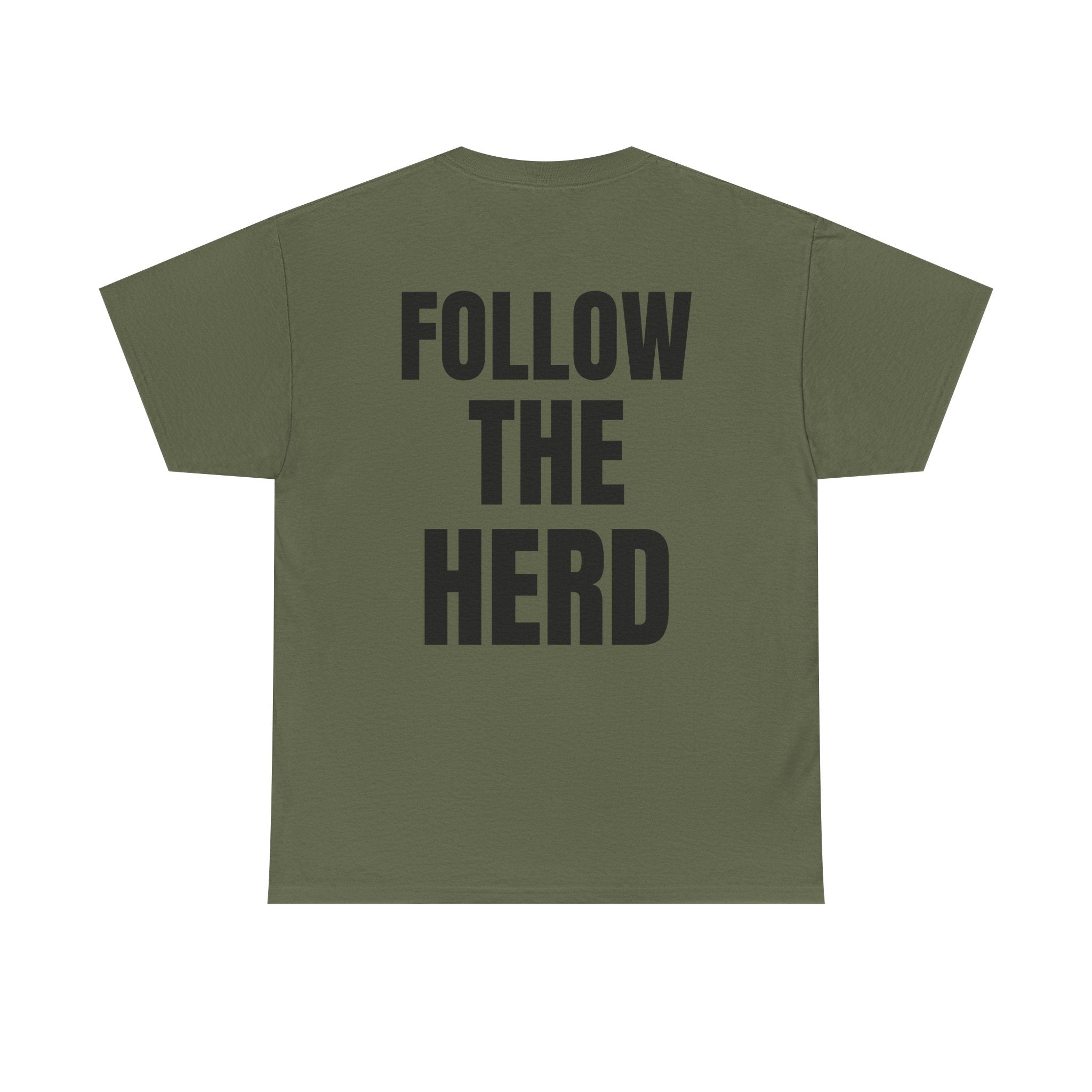 Bull X Graphic Tee — 'Follow the Herd' Bull Head Shirt