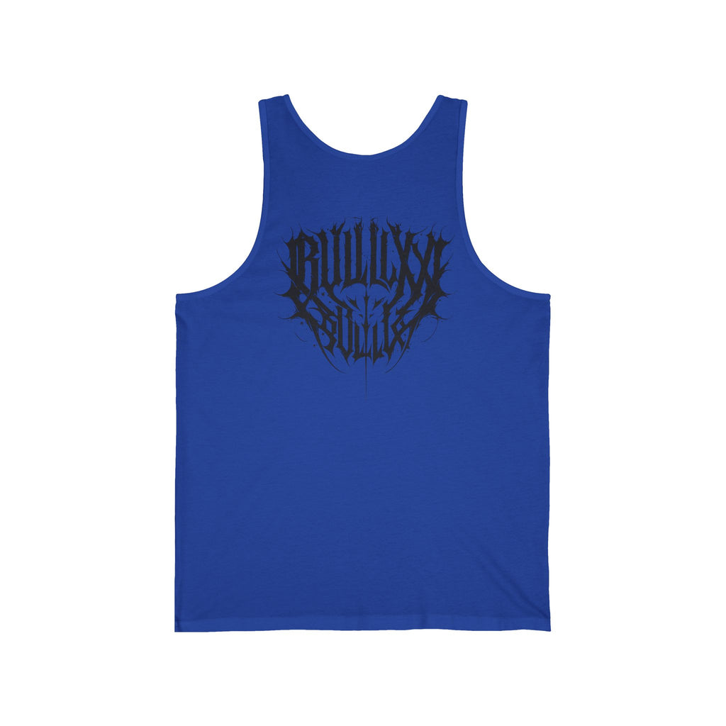 Metal Logo Black Muscle Stringer