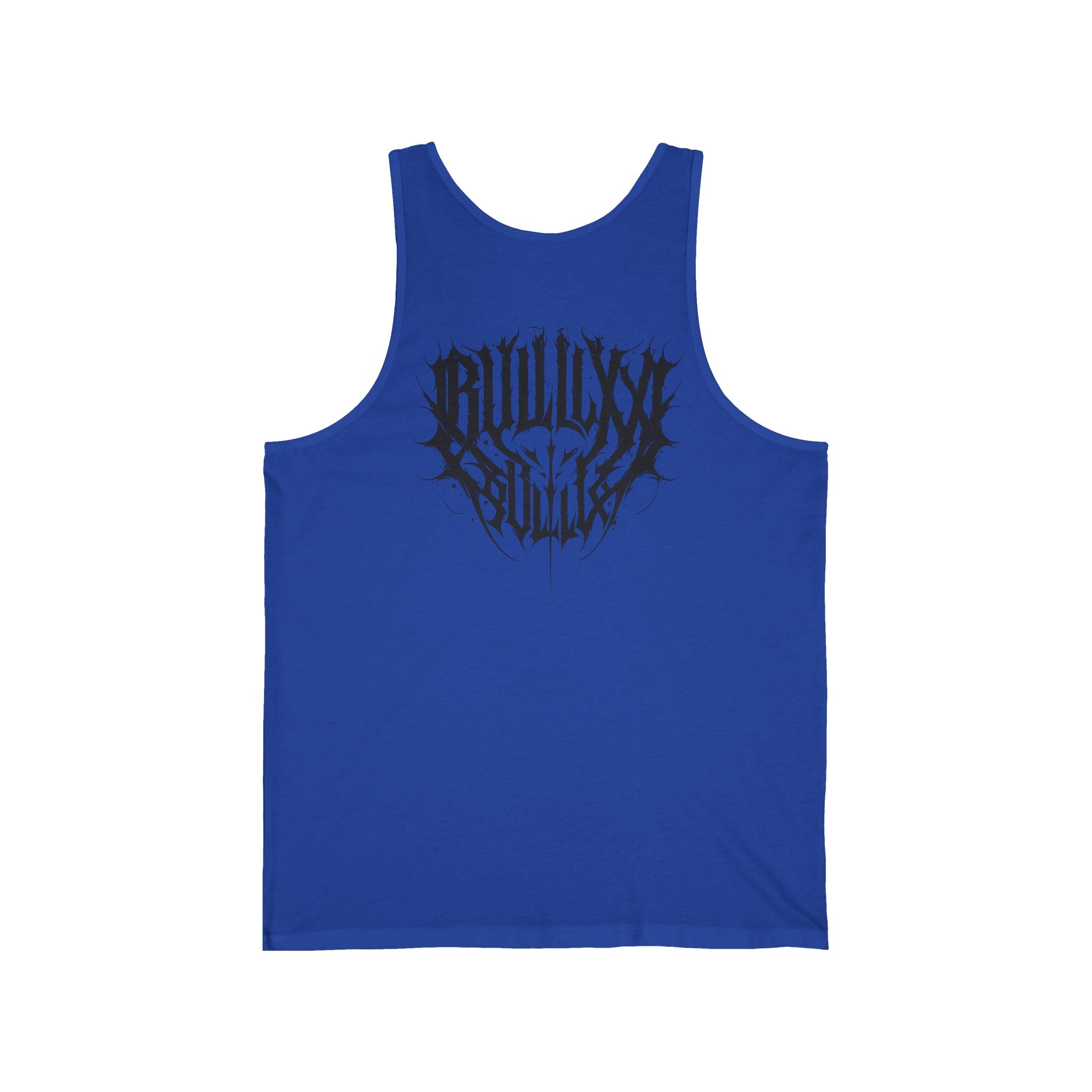 Metal Logo Black Muscle Stringer
