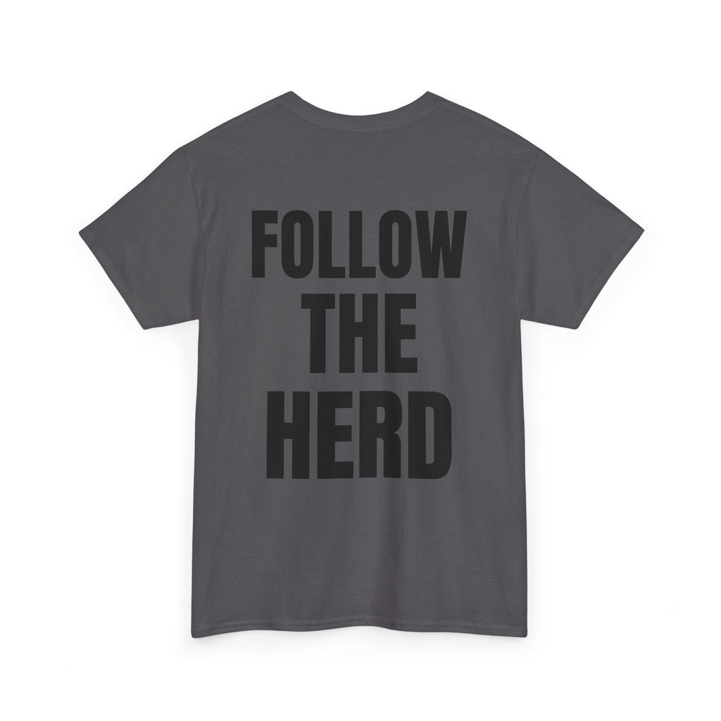 Bull X Graphic Tee — 'Follow the Herd' Bull Head Shirt