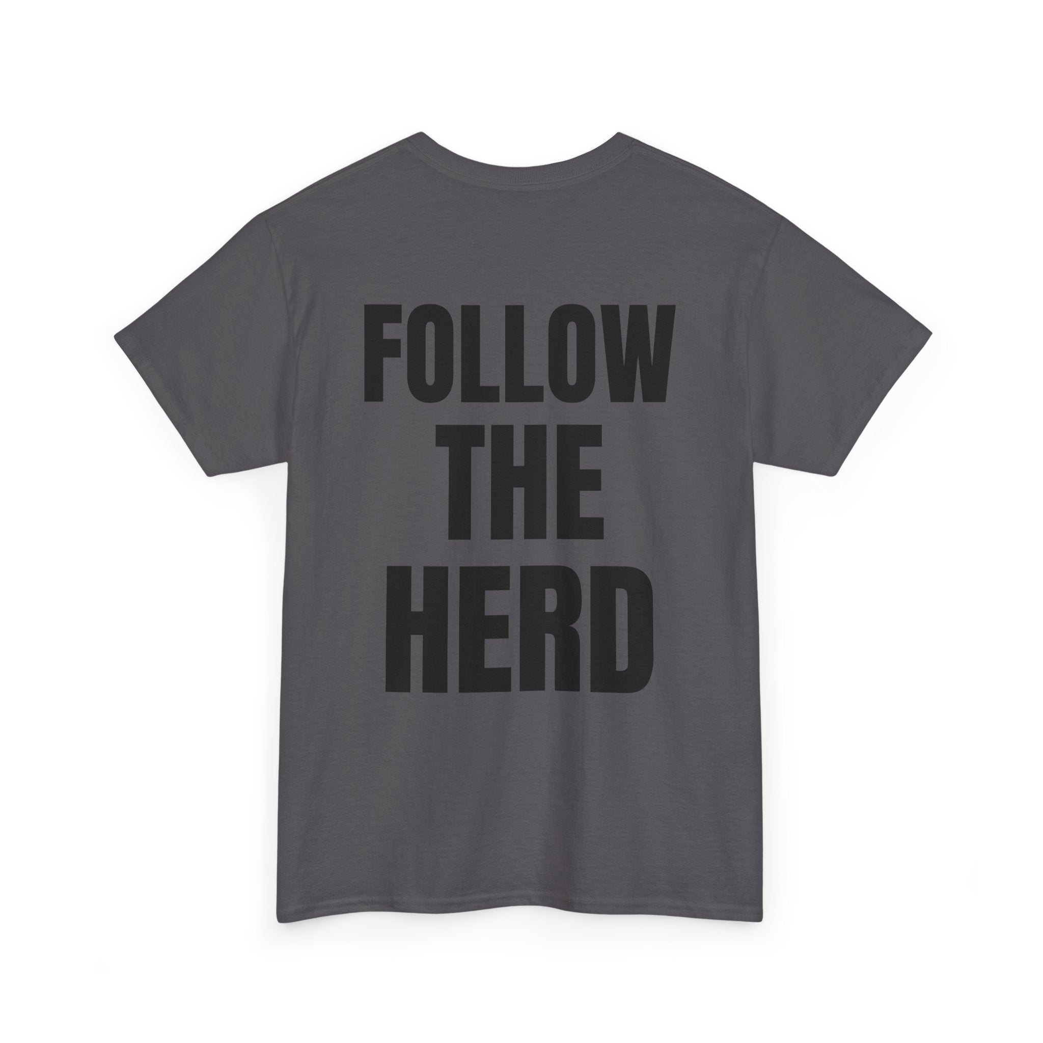 Bull X Graphic Tee — 'Follow the Herd' Bull Head Shirt