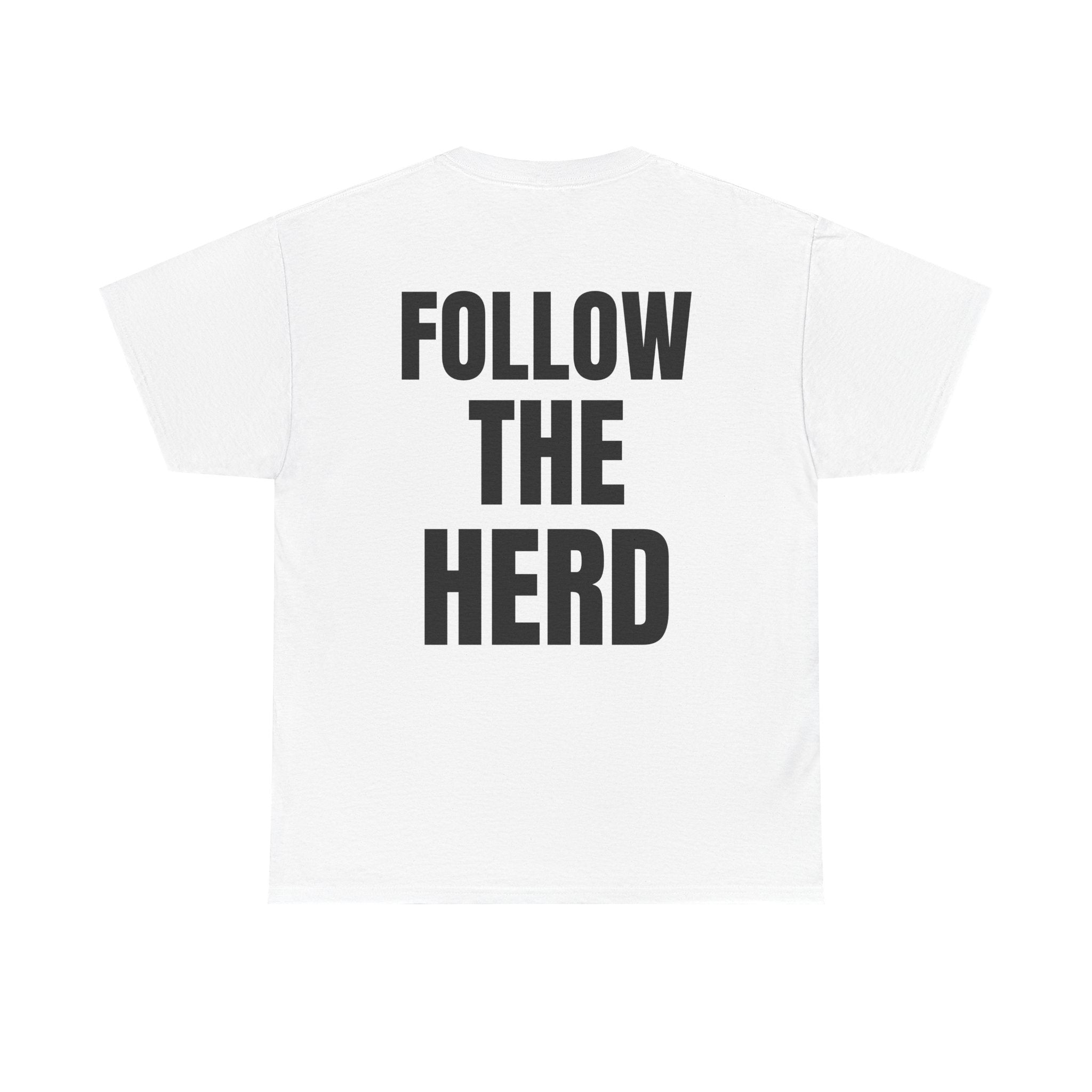 Bull X Graphic Tee — 'Follow the Herd' Bull Head Shirt